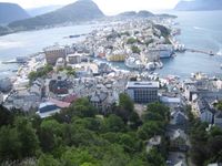 Alesund, die Stadt auf den Inseln